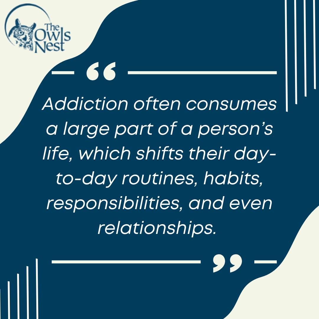 what are the symptoms of addiction