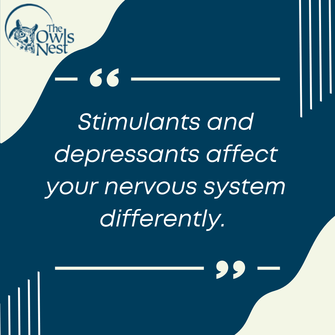 Clinical symptoms of combining stimulants and depressants 